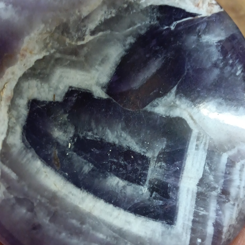 Purple Stone Cat-Shaped Home Accent - Picture 4 of 5